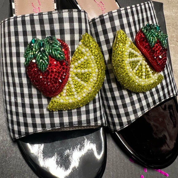 🍓🍋 Betsey Johnson Women's Lindyy Slides Sandals🍓🍋SZ 11-NWT - Picture 7 of 14